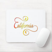 California Typography Art Muismat (Met muis)