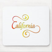 California Typography Art Muismat (Voorkant)