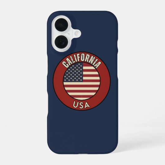 California United States iPhone 16 Hoesje (Achterkant)