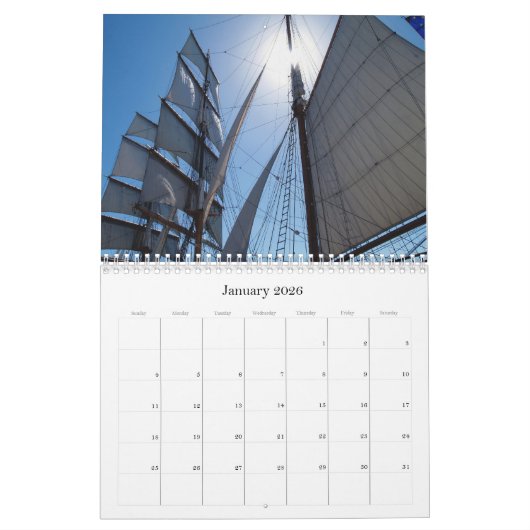 California USA Calendar Kalender (Jan 2026)