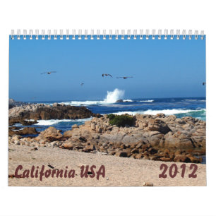 California USA Calendar Kalender