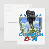 California USA Feestdagenkaart (Voorkant / Achterkant)