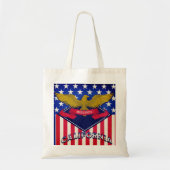 California USA Flag Tote Bag (Voorkant)