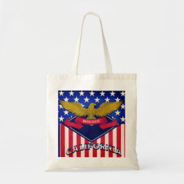 California USA Flag Tote Bag