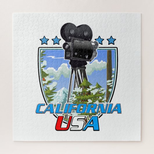 California USA Legpuzzel (Verticaal)