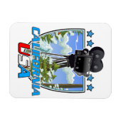 California USA Magneet (Horizontaal)