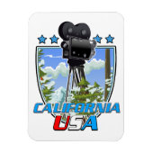 California USA Magneet (Verticaal)