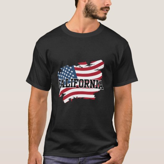 California USA T-shirt (Voorkant)