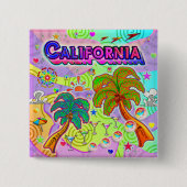 California Vacation Target Button (Voorkant)