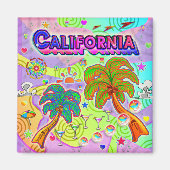 California Vacation Target Magnet (Voorkant)
