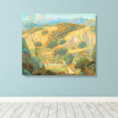 California Valley Boerderij Maurice Braun Fine Art Canvas Afdruk (Insitu (Houten vloer))