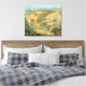 California Valley Boerderij Maurice Braun Fine Art Canvas Afdruk (Insitu (Slaapkamer))