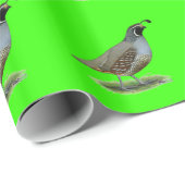 California Valley Quail Cadeaupapier (Rol Hoek)
