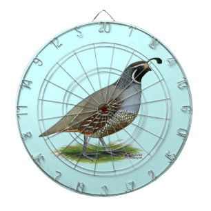 California Valley Quail Dartbord