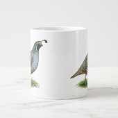 California Valley Quail Grote Koffiekop (Voorkant)