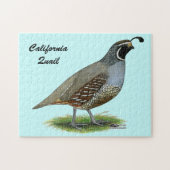 California Valley Quail Legpuzzel (Horizontaal)