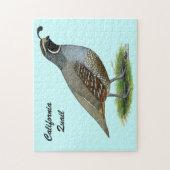 California Valley Quail Legpuzzel (Verticaal)