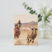 "California Vaquero" door Edward Borein Briefkaart (Staand voorkant)