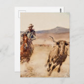 "California Vaquero" door Edward Borein Briefkaart (Voorkant / Achterkant)