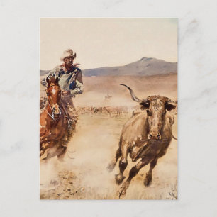 "California Vaquero" door Edward Borein Briefkaart