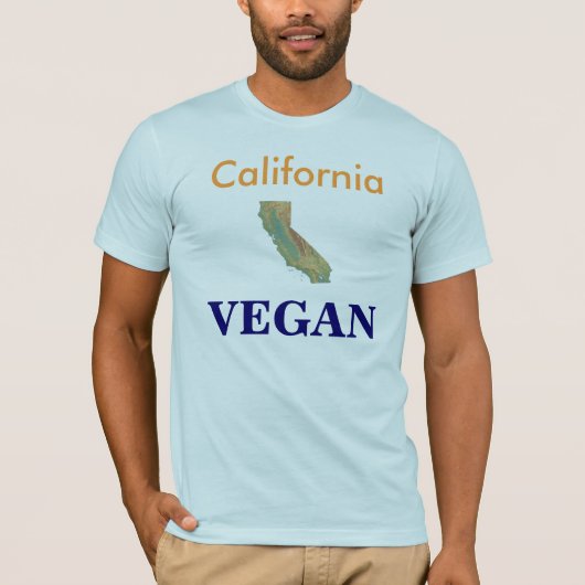 California VEGAN T-shirt (Voorkant)