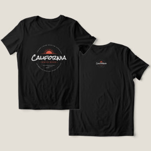 California Venice Beach Vintage Sunset Surfen Tri-Blend Shirt