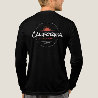 California Venice Beach Vintage Sunset Surfen Tri-Blend Shirt