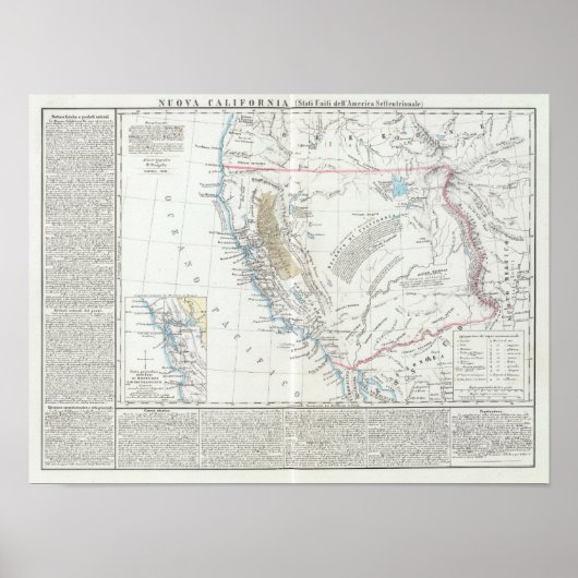 California Verenigde Staten Poster (Voorkant)