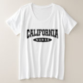 California verpleegster oversized grafisch tshirt (Design voorkant)
