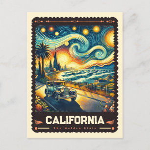 California   Vincent van Gogh geïnspireerd Briefkaart