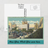 California, Vine Street, Hollywood Briefkaart (Voorkant / Achterkant)