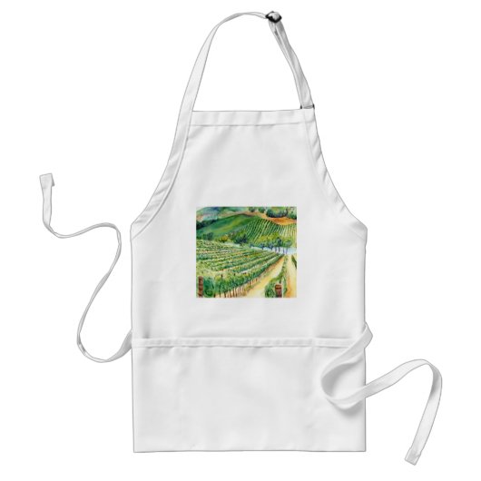 California Vineyard Apron Standaard Schort (Voorkant)
