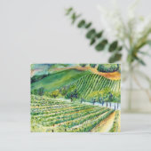 California Vineyard Briefkaart (Staand voorkant)