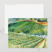 California Vineyard Briefkaart (Voorkant / Achterkant)