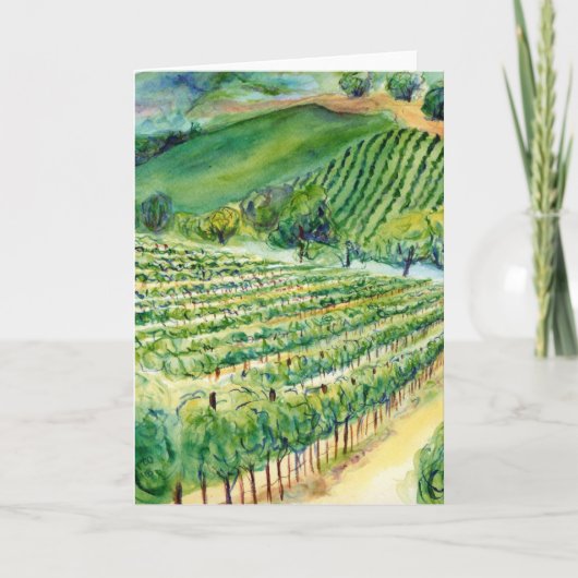 California Vineyard Card Kaart (Voorkant)