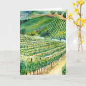 California Vineyard Card Kaart (Gele Bloem)