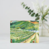 California Vineyard Invitation Kaart (Staand voorkant)