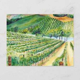 California Vineyard Invitation Kaart
