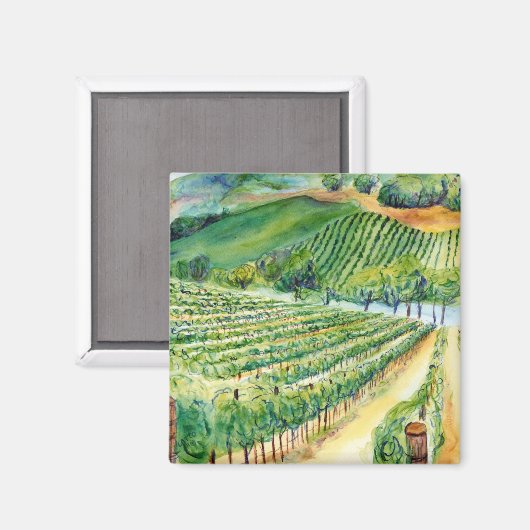 California Vineyard Magnet (Voorkant / Achterkant)