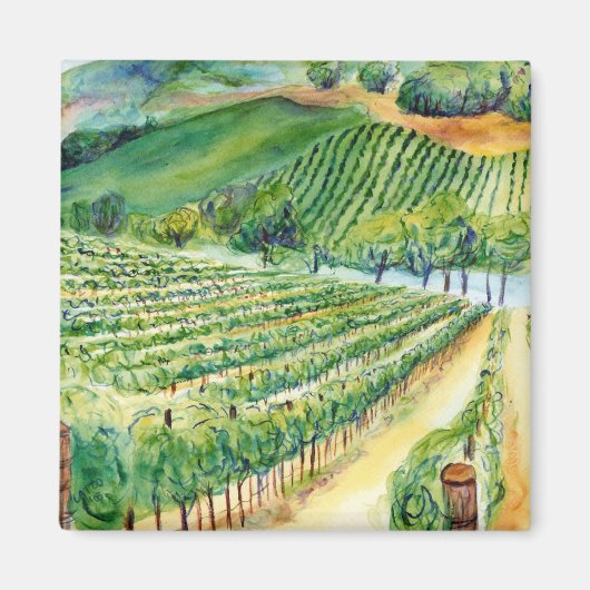 California Vineyard Magnet (Voorkant)