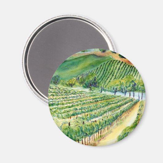 California Vineyard Magnet (Voorkant / Achterkant)