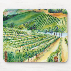 California Vineyard Mousepad Muismat