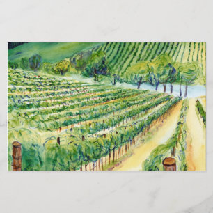 California Vineyard Stationery Briefpapier