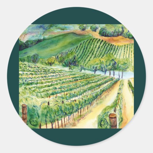 California Vineyard Sticker (Voorkant)