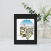 California Vineyard Wedding Save the Dates Aankondigingskaart (Staand voorkant)