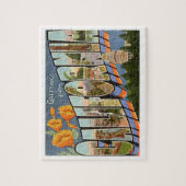 California Vintage Travel Legpuzzel (Verticaal)