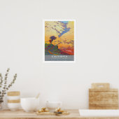 California Vintage Travel Poster (Keuken)