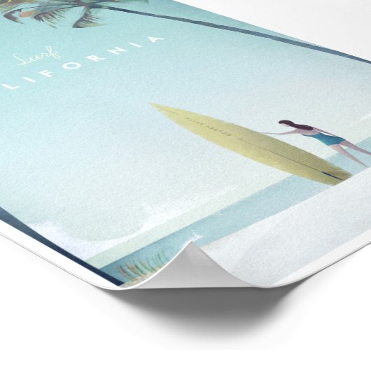 California Vintage Travel Poster (Hoek)