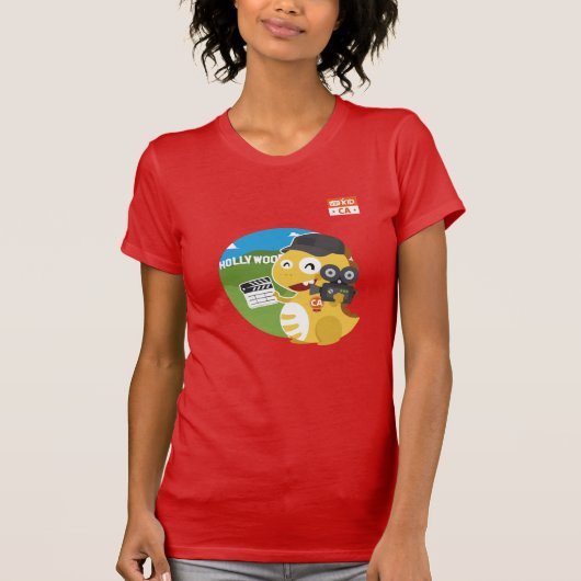 California VIPKID T-Shirt (oranje) (Voorkant)