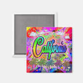 California Vista Express-magneet Magneet (Voorkant / Achterkant)